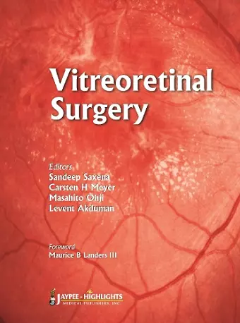 Vitreoretinal  Surgery cover