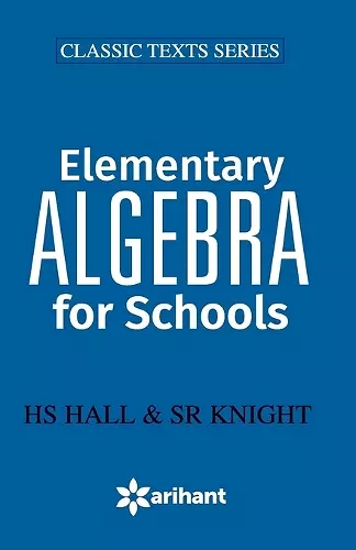 Elementry Algebra for School cover