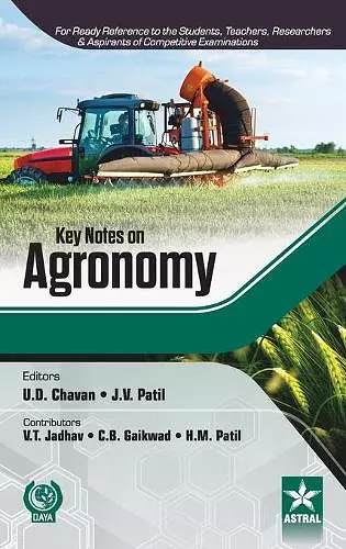 Key Notes on Agronomy cover