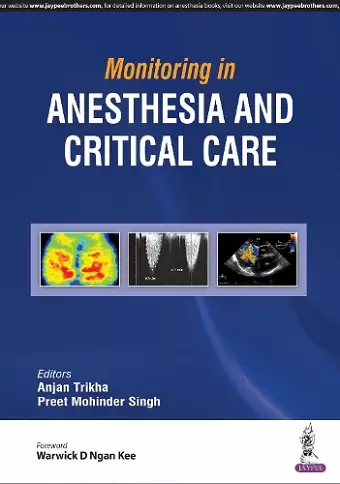 Monitoring in Anesthesia and Critical Care cover