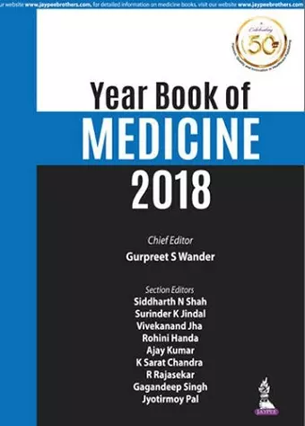 Year Book of Medicine 2018 cover