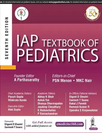 IAP Textbook of Pediatrics cover