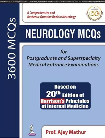 Neurology MCQs for Postgraduate and Superspecialty Medical Entrance Examinations cover