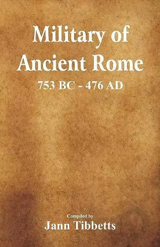 Military of Ancient Rome cover