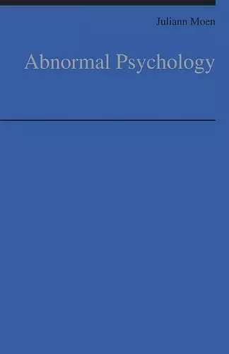 Abnormal Psychology cover