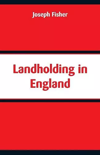 Landholding In England cover