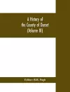 A History of the County of Dorset (Volume III) cover