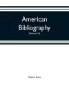 American bibliography cover