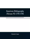 American bibliography cover
