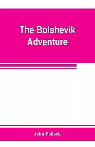 The bolshevik adventure cover