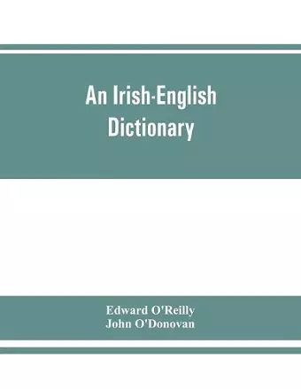 An Irish-English dictionary cover