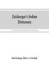 Zeisberger's Indian dictionary cover