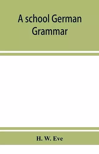 A school German grammar cover