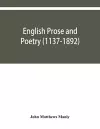 English prose and poetry (1137-1892) cover