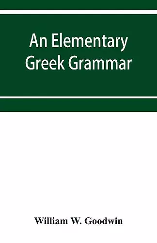 An elementary Greek grammar cover