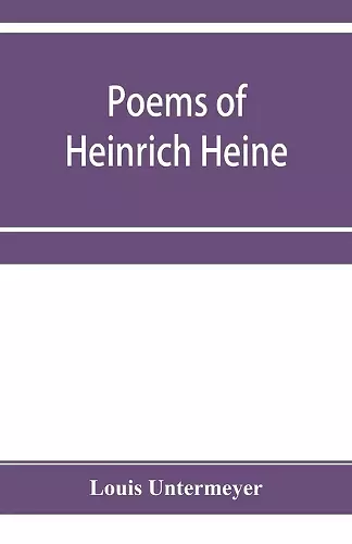 Poems of Heinrich Heine cover