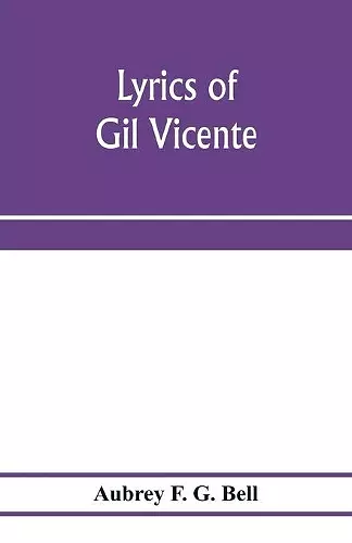 Lyrics of Gil Vicente cover