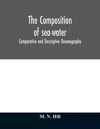 The Composition of sea-water cover