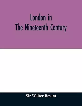 London in the nineteenth century cover