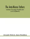 The Ante-Nicene fathers. translations of the writings of the fathers down to A.D. 325 (Volume III) cover