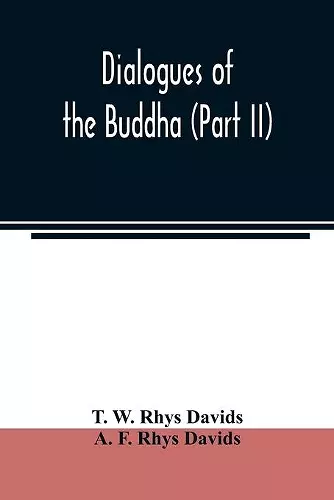 Dialogues of the Buddha (Part II) cover