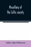 Miscellany of the Celtic society cover