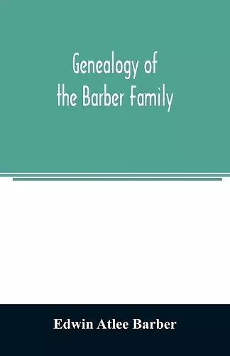 Genealogy of the Barber family cover