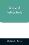 Genealogy of the Barber family cover