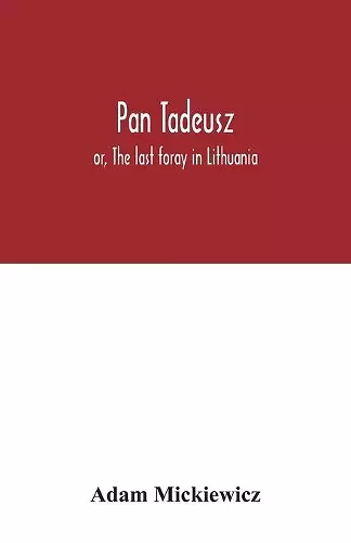 Pan Tadeusz cover