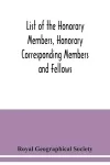 List of the Honorary Members, Honorary Corresponding Members and Fellows packaging