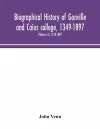 Biographical history of Gonville and Caius college, 1349-1897; containing a list of all known members of the college from the foundation to the present time, with biographical notes (Volume II) 1718-1897 cover