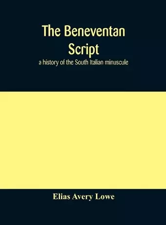 The Beneventan script cover