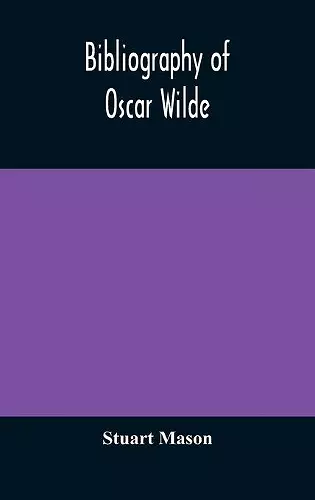 Bibliography of Oscar Wilde cover