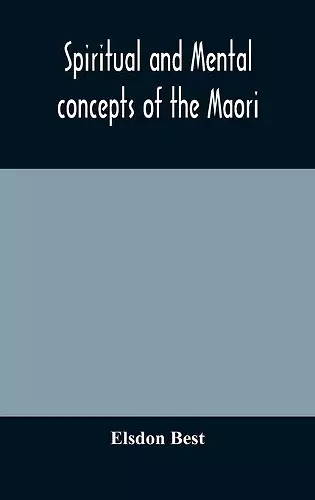 Spiritual and mental concepts of the Maori cover