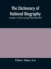 The dictionary of national biography cover