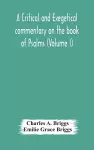 A critical and exegetical commentary on the book of Psalms (Volume I) cover