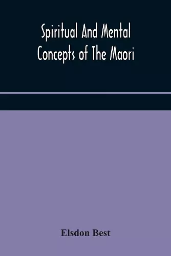 Spiritual and mental concepts of the Maori cover
