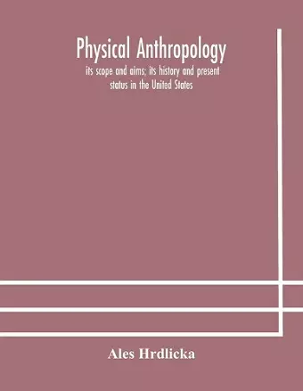 Physical anthropology cover