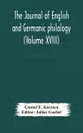 The Journal of English and Germanic philology (Volume XVIII) cover