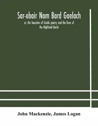 Sar-obair nam bard Gaelach cover