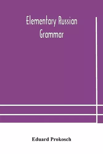 Elementary Russian grammar cover