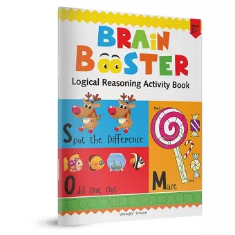 Preschool Activity Book Brain Booster - Logical Reasoning Activity Book for Kids cover
