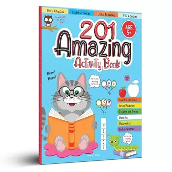 201 Amazing Activity Book - Fun Activities and Puzzles for Children Spot the Difference, Logical Reasoning, Patterns & Tracing cover