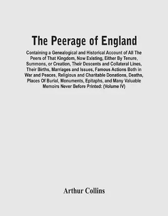 The Peerage Of England cover