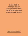 An Index To Bills Of Privy Signet, Commonly Called Signet Bills 1584 To 1596 And 1603 To 1624 With A Calendar Of Writs Of Privy Seal 1601-1603 cover