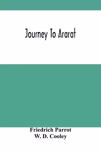 Journey To Ararat cover