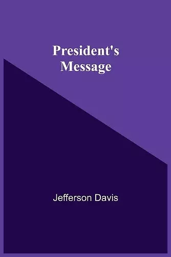 President'S Message cover