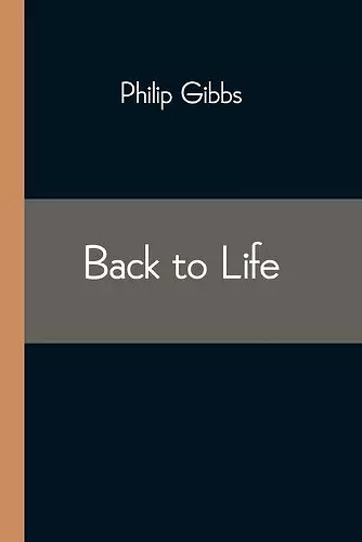 Back to Life cover