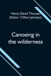 Canoeing in the wilderness cover