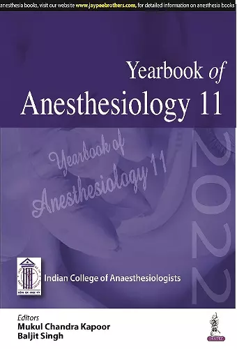 Yearbook of Anesthesiology - 11 cover